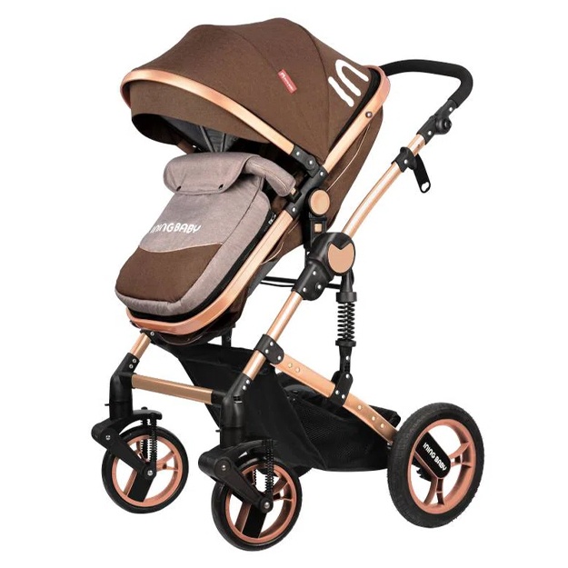 Bolalar aravachasi Ining Baby K303 jigarrang