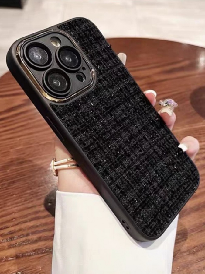 Matodan qilingan smartfon uchun g‘iloflar Apple ART 16546400 Qora iPhone 12