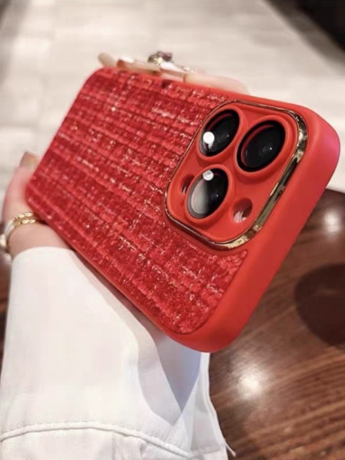 Matodan qilingan smartfon uchun g‘iloflar Apple ART 16546400 Qizil rang iPhone 12 Pro Max