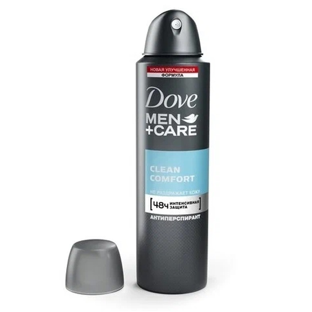 Tana uchun dezodorant Dove Men Clean Comfort 150ml