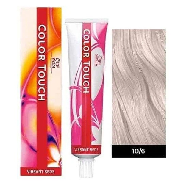 Краска для волос Wella Professionals Color Touch Vibrant Reds 60 мл 10/6 розовая карамель