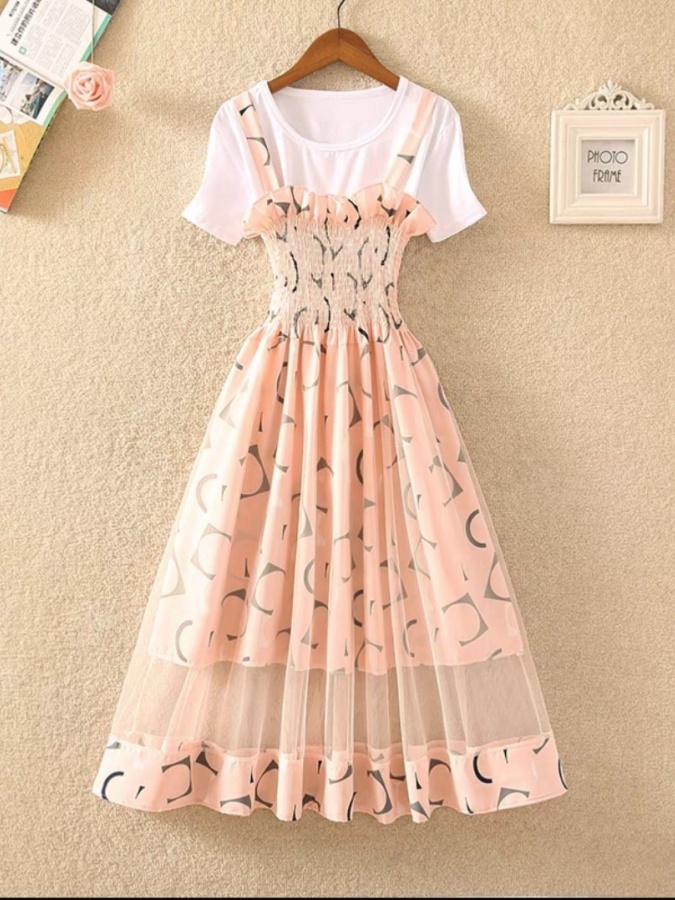 Ayollar sarafani kofta bilan ART 71523 L Och pushti