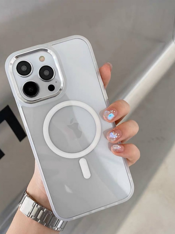 Iphone smartfo‘nlari uchun simsiz zaryad funktsiyasili g‘iloflar ART 13651656 Oq rang iPhone 11