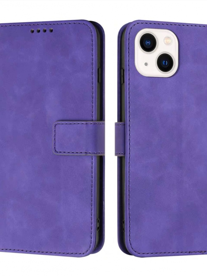 Smartfo‘nlar uchun kitob ko‘rinishidagi g‘iloflar Iphone ART 46951235 Binafsha rang iPhone 14 Pro