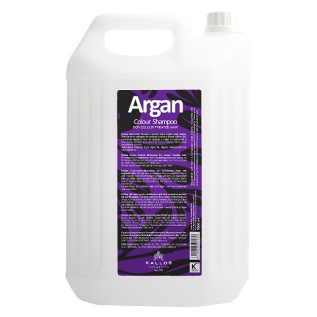 Bo‘yalgan sochlar uchun shampun Kallos Cosmetics Argan Colour Shampoo 5000 ml