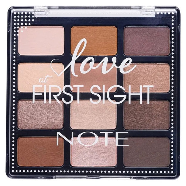 Палетка теней для век 201 Daily Routine Note Love at First Sight Eyeshadow Palette