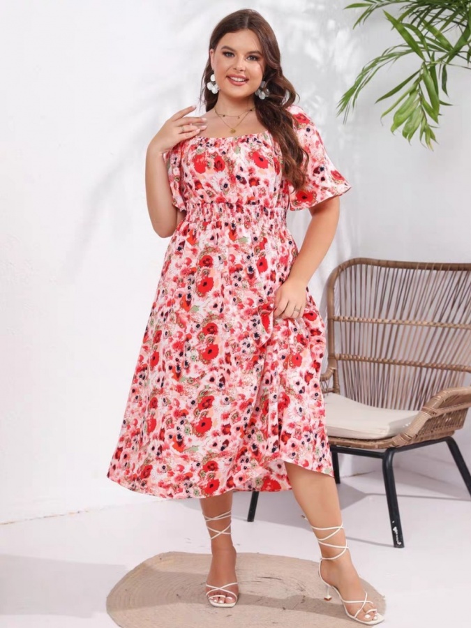 Ayollar ko‘ylagi ART 81306 Qizil 3XL