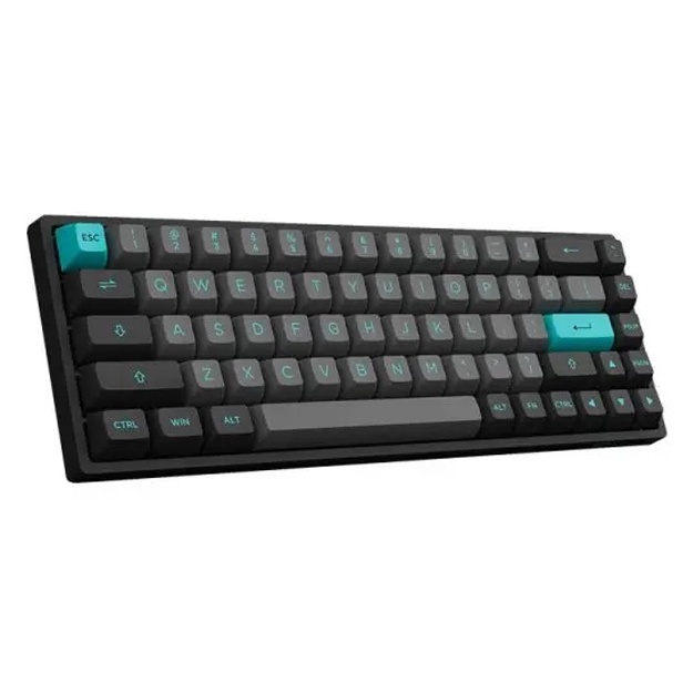 Mexanik klaviatura Akko 3068B Plus Black & Cyan CS Jelly Black RGB (6925758618939)