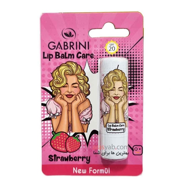 Gabrini lab uchun balzam qulupnay