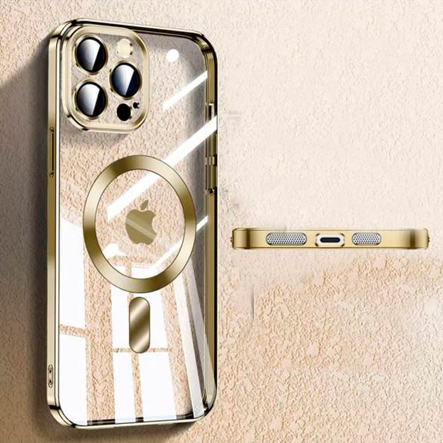 Защитные чехлы для смартфонов Iphone Magsafe АРТ 3264645 Золотистый iPhone 12 Pro Max