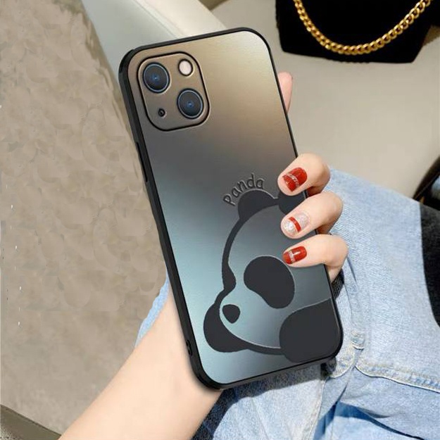 Чехол для смартфонов с принтом панды АРТ 2351454 Черный iPhone Xr