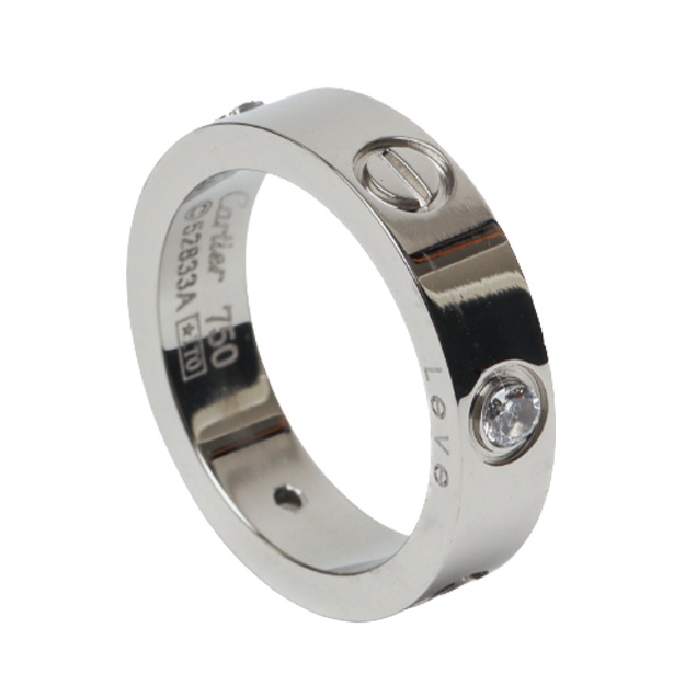 Uzuk Stainless Steel tosh qo‘shimchalari bilan 16 Kumush rang