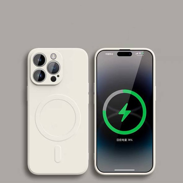 Smartfo‘nlar uchun siliko‘nli g‘iloflar Iphone ART 21345641 Oq rang iPhone X Max