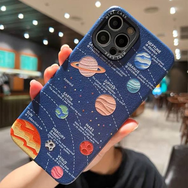 Чехол для смартфоном с принтом космоса АРТ 465465132 Синий iPhone 12 Pro Max