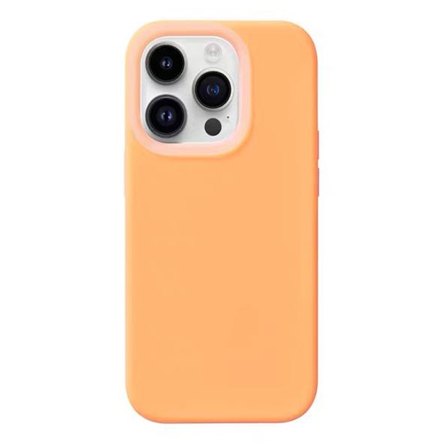 Siliko‘nli rang barang himoya g‘iloflari ART 985646545 To'q sariq Iphone 14 Plus