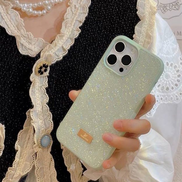 Yaltiroqli himoya g‘iloflari ART 23156484 Yashil rang iPhone 12 Pro Max
