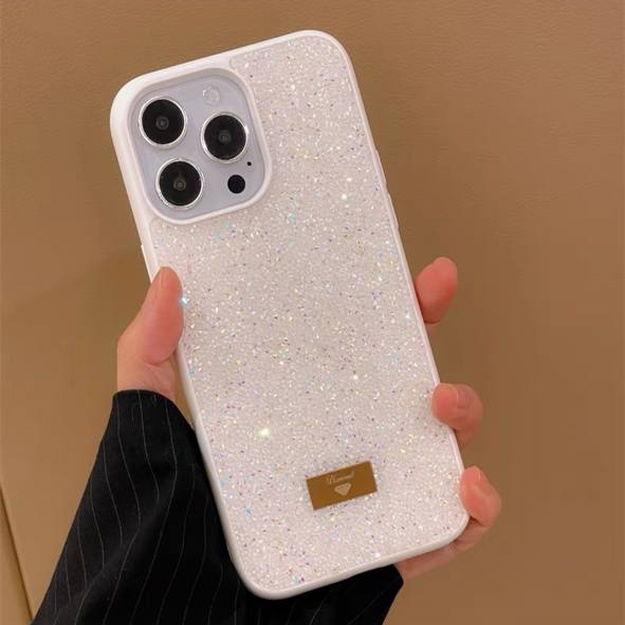 Защитные чехлы с блестками АРТ 23156484 Белый iPhone 13 Pro Max