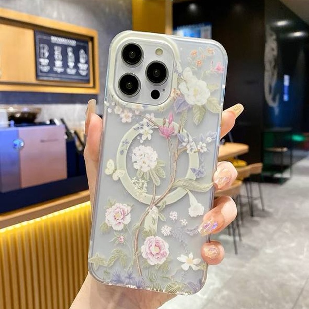 Smartfo‘nlar uchun gulli suratli himoya g‘iloflari ART 654136000 iPhone 11 Pro Shaffof