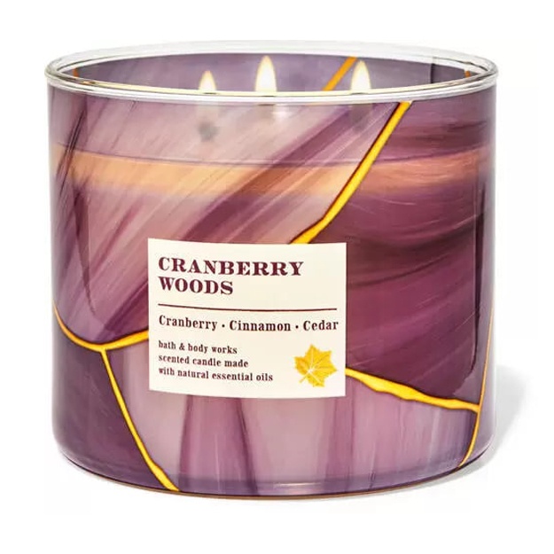 Ароматическая свеча Bath & Body Works Cranberry Woods