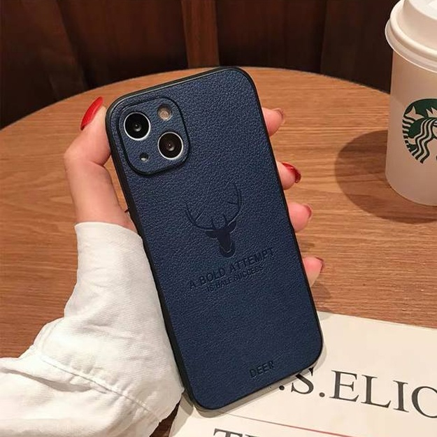Charm matosidan smartfo‘nlar uchun himoya g‘iloflari ART 125648000 Ko‘k rang Iphone 14 Plus