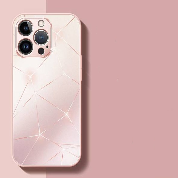 Защитные чехлы с блестящими узорами АРТ 021561110 Розовый iPhone 14 Pro Max