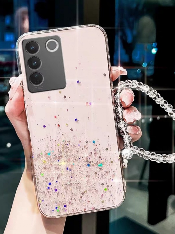 Smartfonlar uchun himoya g‘iloflari ART 81423 Pushti vivo Y77S 5G