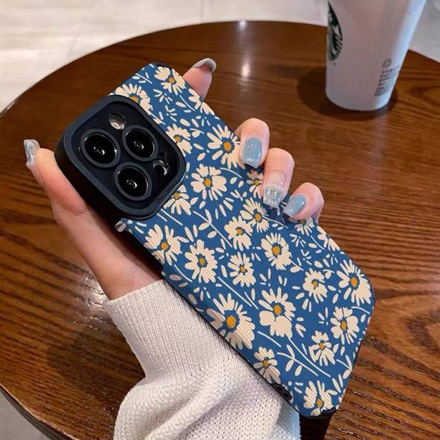 Smartfo‘nlar uchun gul naqishli g‘iloflar ART 16454444 Havo rang iPhone 11