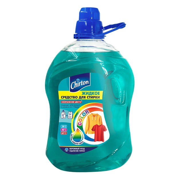 Suyuq yuvish vositasi Chirton rangli matolar uchun 3000 ml