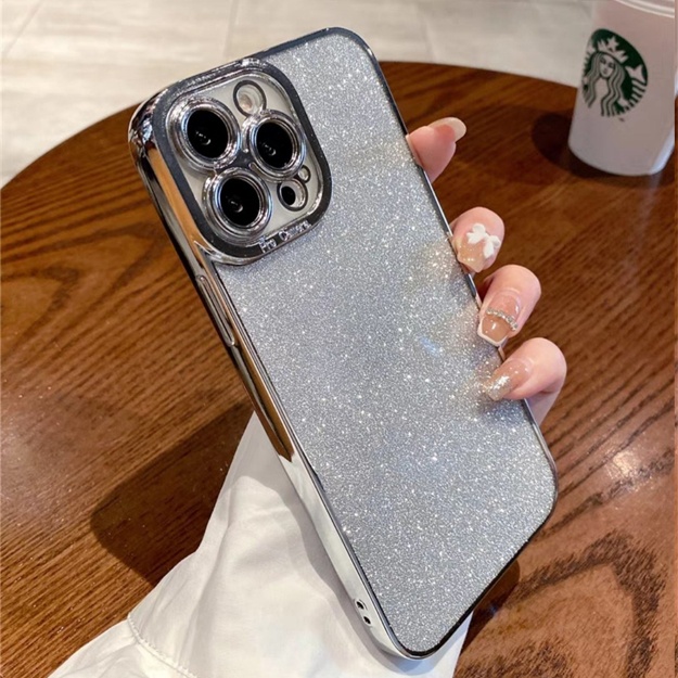 Smartfo‘nlar uchun yaltiroq himoya g‘iloflari ART 14014014 Oq rang Iphone 14