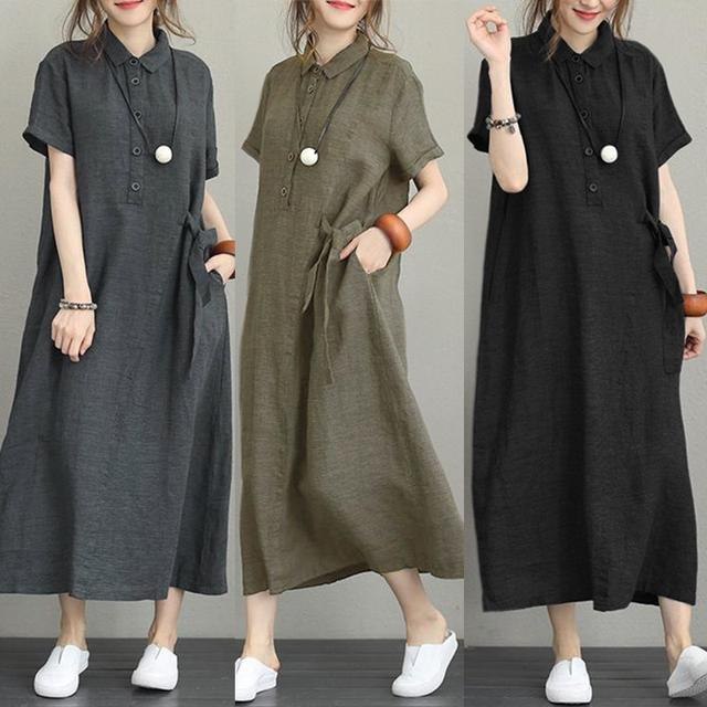 Ayollar uchun keng faso‘nli liboslar ART 0202022 (kichik o‘lchamli) qora 3XL