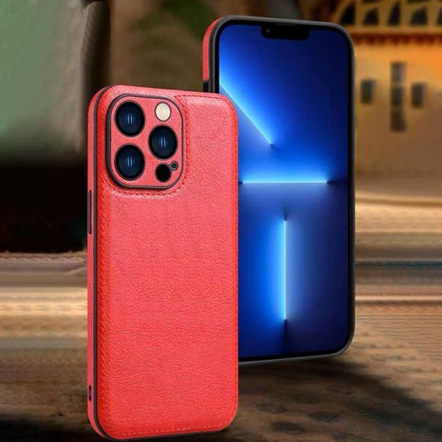 Smartfo‘nlar uchun charimdan tayyorlangan himoya g‘iloflari ART 5265250000 Qizil rang iPhone 12 Pro