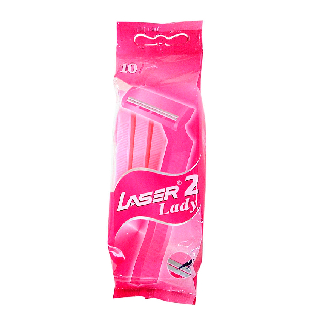 Ayollar uchun bir martalik ustara Laser 2 lady 10 dona