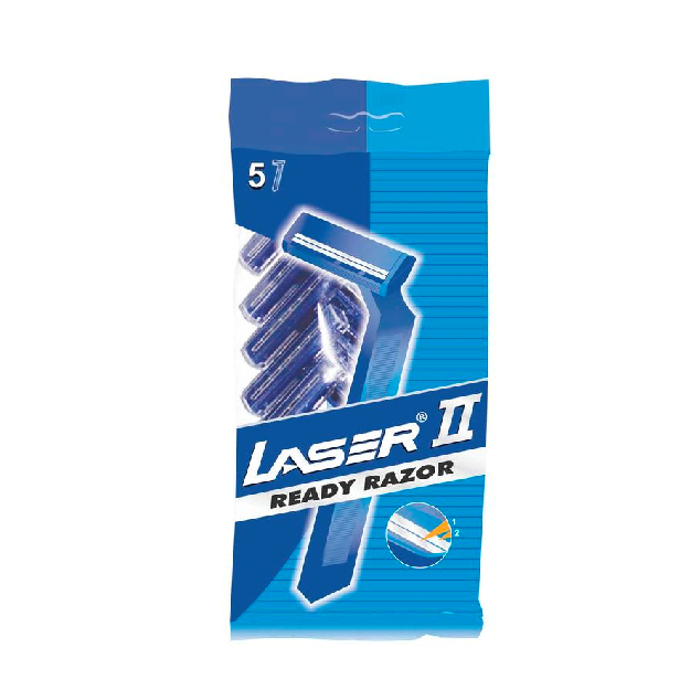 Erkaklar uchun bir martalik ustara Laser 2 5 dona