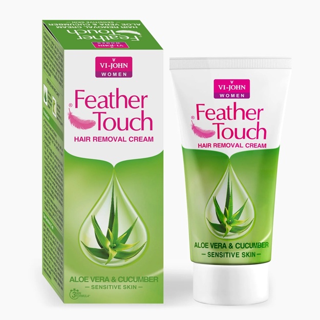 Крем для удаления волос Vi-John Feather touch Aloe Vere&Cucumber 40 г