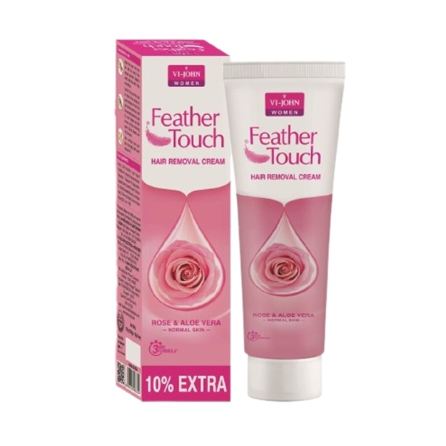 Крем для удаления волос Vi-John Feather touch Rose&Aloe Vera 110 г