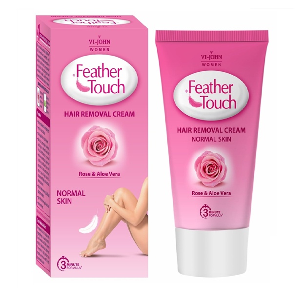 Sochni olib tashlash uchun krem Vi-John Feather touch Rose&Aloe Vera 40 g