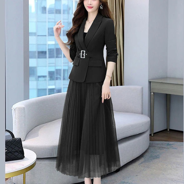 Ayollar uchun bahorgi-kuzgi kiyim ART 4425887 qora 3XL