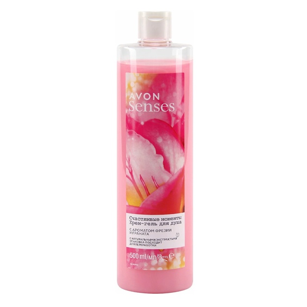 Dush uchun gel Avon Senses Schastlivie momenti 500ml