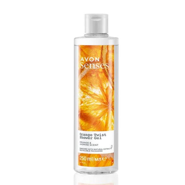 Dush geli Avon Senses Apelsinoviy tvist 250 ml