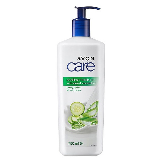 Tana uchun loson"Tetiklantiruvchi g‘amxo‘rlik” ekstrakti bilan bodring, aloe va mentol Avon Care 720 ml