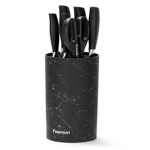 Pichoqlar to‘plami 7 pr plastik stendda Miyamura Fissman 2709