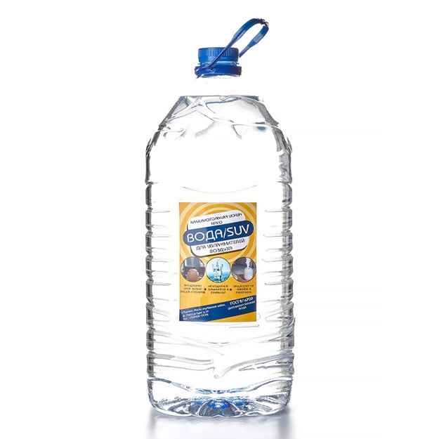 Дистиллированная вода для увлажнителей воздуха 10 л