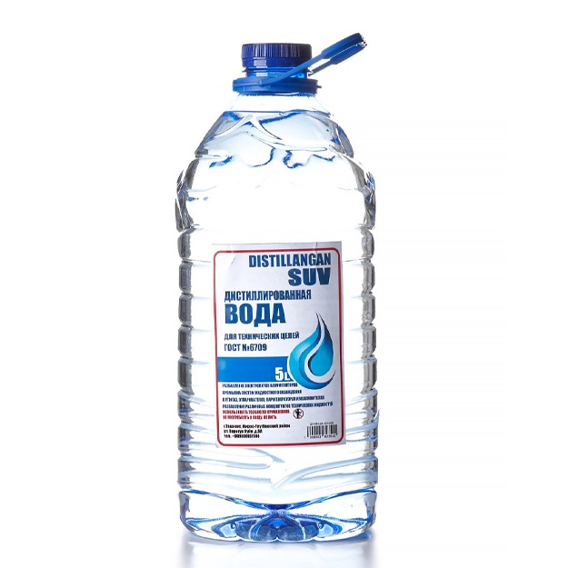 Distillangan suv texnik maqsadlar uchun 5 l