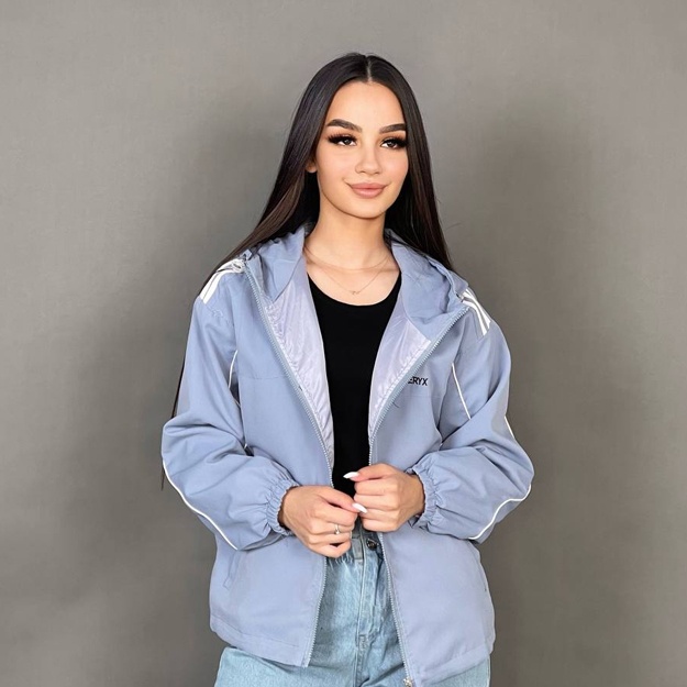 Ayollar uchun kuzgi ustki kiyim ART 8885 moviy
