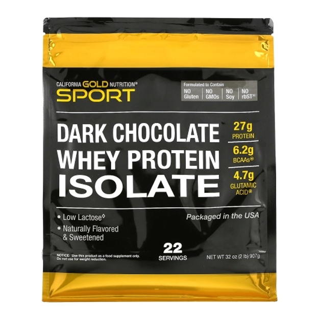 Zardob oqsili izolatsiyasi California Gold Nutrition SPORT Isolate Protein