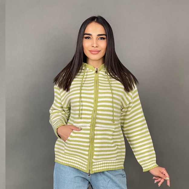 Ayollar sviteri ART 2986 Limon rang