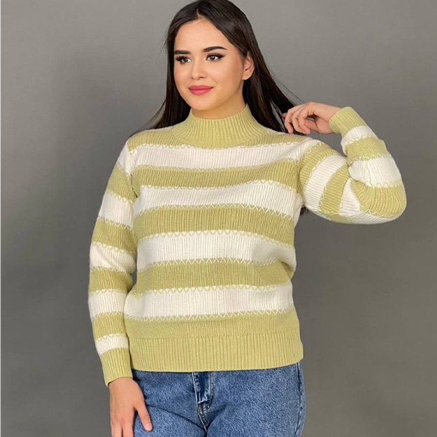 Ayollar sviteri ART 2982 Limon rang