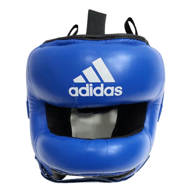 Боксерский шлем с бампером Adidas (3256) Синий XL
