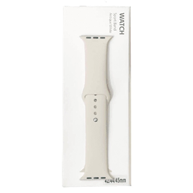 Aqilli soatlar uchun tasma ART 0002 44 mm Antiqa oq