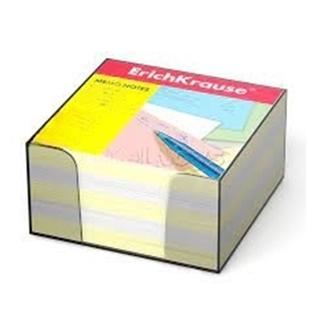 Eslatma qog‘ozi ErichKrause 90x90x50 mm Oq sariq (2720)